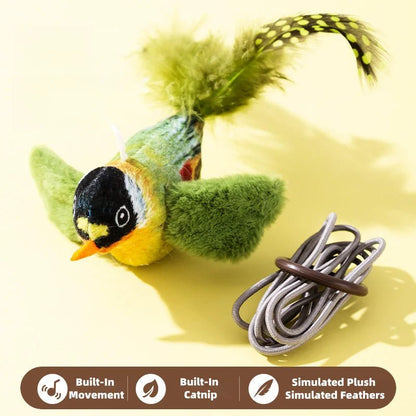 Wholesale Bulk Cat Toys For Indoor Cats Interactive Cat Toy Realistic Bird Sound Cat Toy Plush Cat Toy Catnip Cat Toy for Cats Kitten Toy - Furbury
