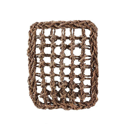 Wholesale Bulk Durable Parrot Birds Climbing Net Hand Woven Water Grass Net Parakeet Swing Play Rope Ladder Chew Toy Bird Cage Accessories ﻿Hot - Furbury