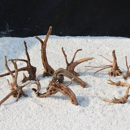 Wholesale Bulk Natural Tree Trunk Driftwood Aquarium Fish Tank Reptile Cylinder Roots Plant Wood Decoration Ornament Accessory Aquarium Plants - Furbury