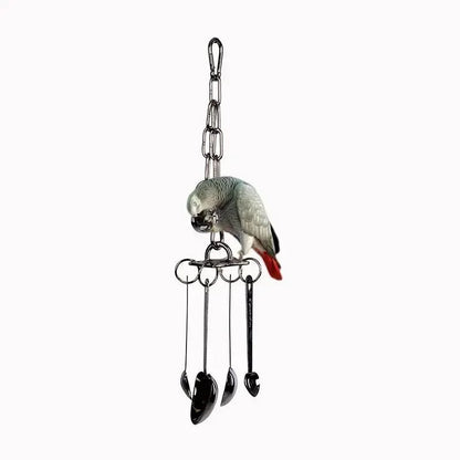 Wholesale Bulk Parrot 304 Stainless Steel Toy Gnawing Climbing Large Medium - sized Diamond Gray Machine Puzzle Bird Cage Display Rack Hanging - Furbury