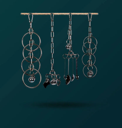 Wholesale Bulk Parrot 304 Stainless Steel Toy Gnawing Climbing Large Medium - sized Diamond Gray Machine Puzzle Bird Cage Display Rack Hanging - Furbury