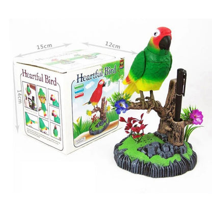 Wholesale Bulk Sound Voice Control Electric Bird Pet Toy Electric Simulation Induction Bird Cage Birdcage Toy - Furbury