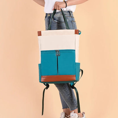 Women Backpack Waterproof Oxford Bagpack Large Mochilas Fashion Schoolbag For Teenagers Girls Travel Weekend - Checkouts UK