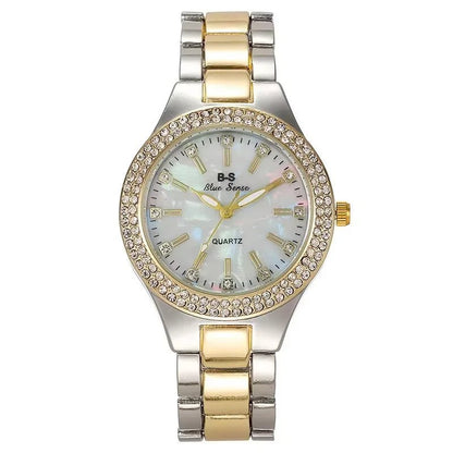 Women Watch Classic Light Luxury Brand Temperament Waterproof Gold Metal Bracelet Ladies Fashion Quartz Wristwatches Gift Лолита - Checkouts UK