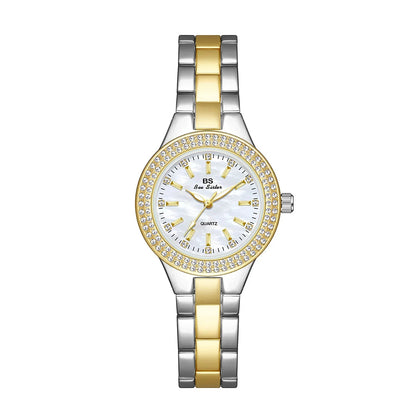 Women Watch Classic Light Luxury Brand Temperament Waterproof Gold Metal Bracelet Ladies Fashion Quartz Wristwatches Gift Лолита - Checkouts UK