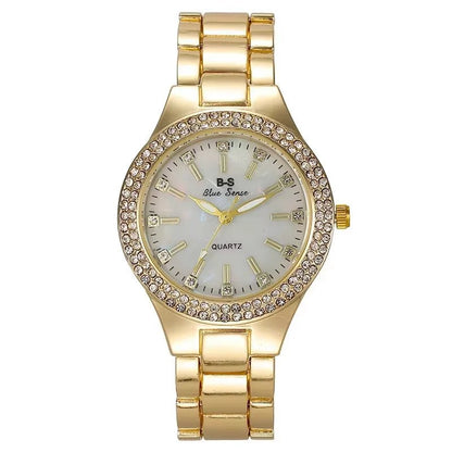 Women Watch Classic Light Luxury Brand Temperament Waterproof Gold Metal Bracelet Ladies Fashion Quartz Wristwatches Gift Лолита - Checkouts UK