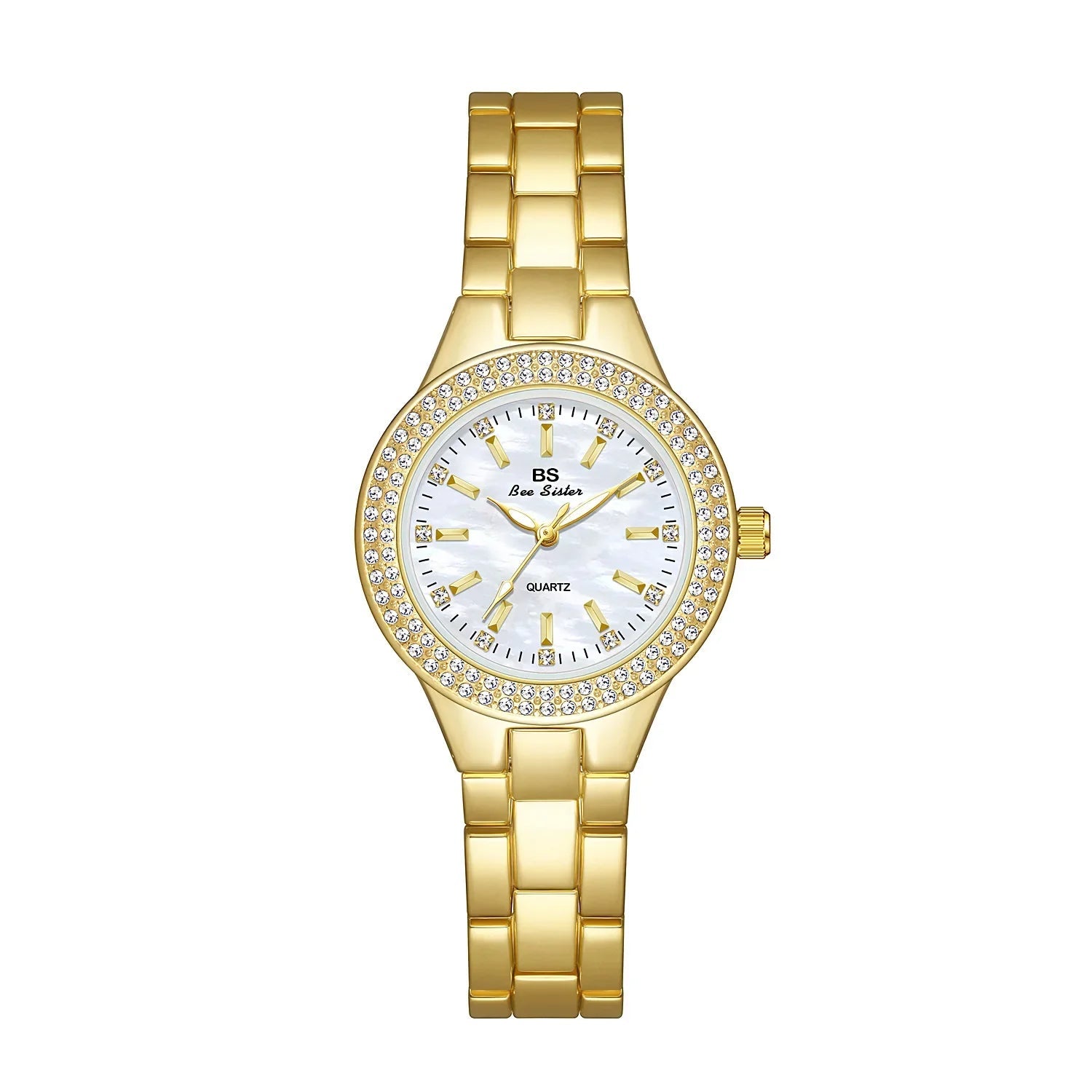 Women Watch Classic Light Luxury Brand Temperament Waterproof Gold Metal Bracelet Ladies Fashion Quartz Wristwatches Gift Лолита - Checkouts UK