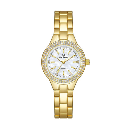 Women Watch Classic Light Luxury Brand Temperament Waterproof Gold Metal Bracelet Ladies Fashion Quartz Wristwatches Gift Лолита - Checkouts UK